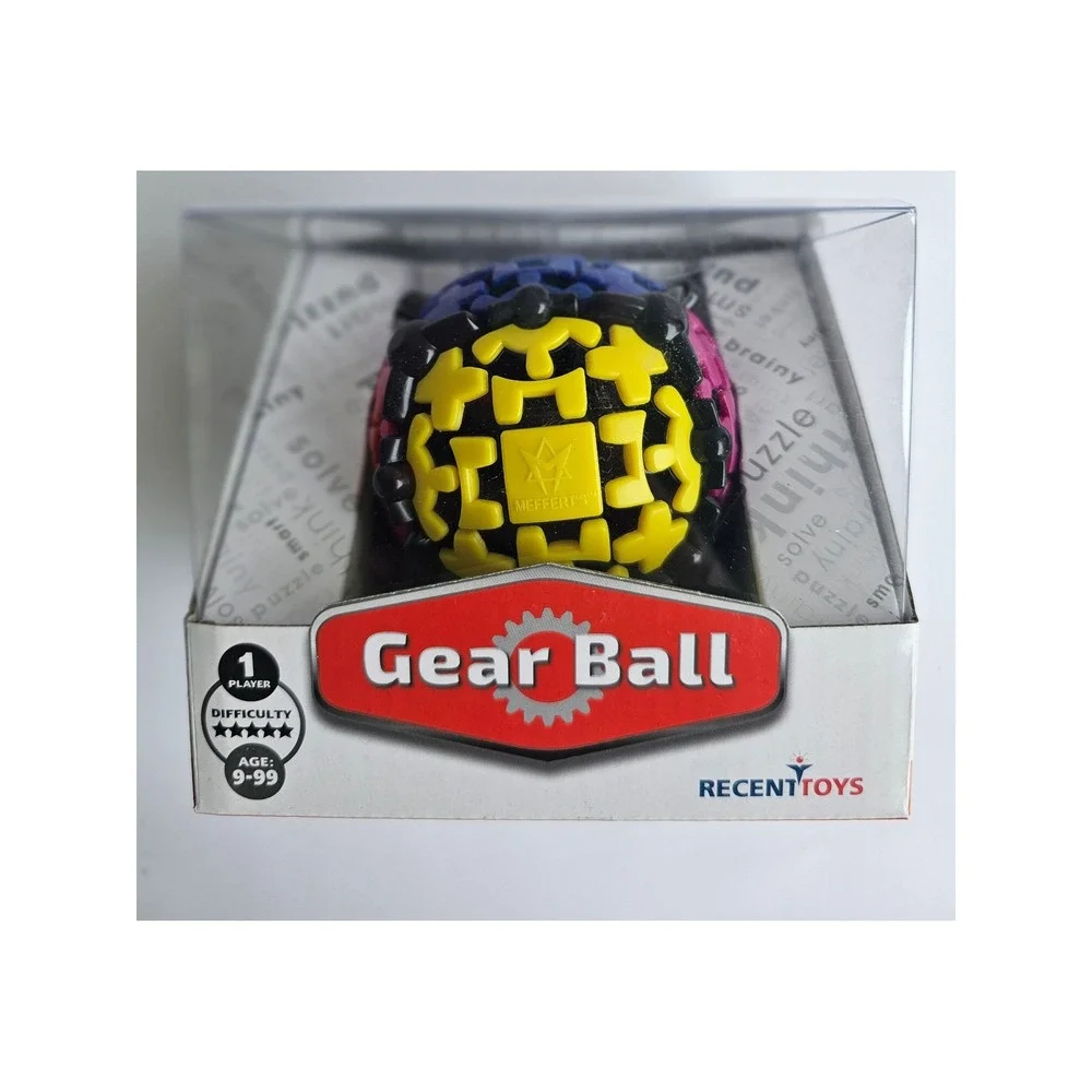 Recent Toys Mefferts Gear Ball Brainteaser Puzzle Sphere Multi Color New